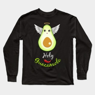 Love guacamole and avocados, vegetables and green life Long Sleeve T-Shirt